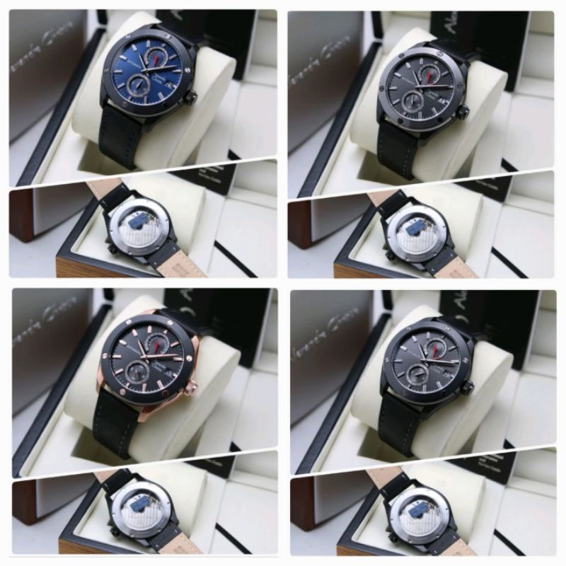 Jam tangan pria Alexandre Christie Ac 3044/ Ac3044 Otomatis Kulit original