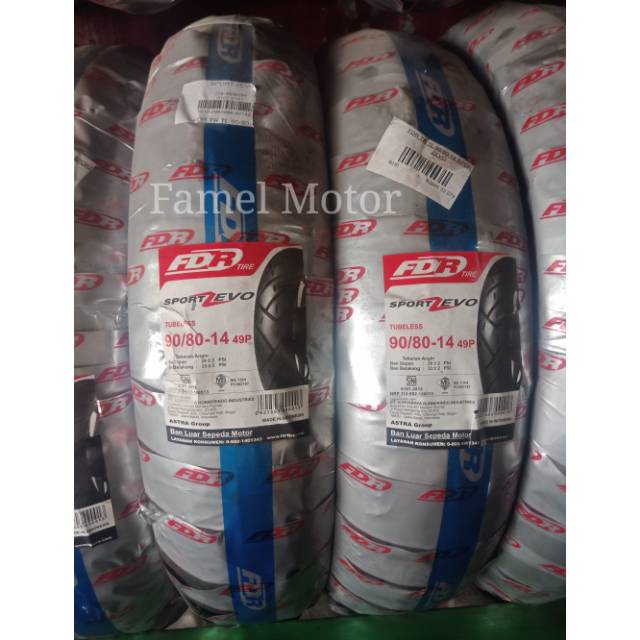 BAN LUAR FDR SPORT ZEVO 90/80-14
