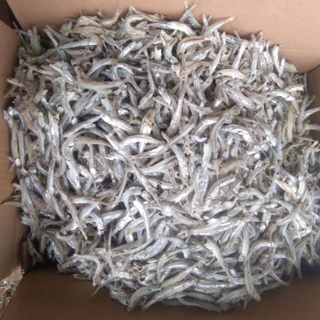 

Ikan asin teri rebus 500gram