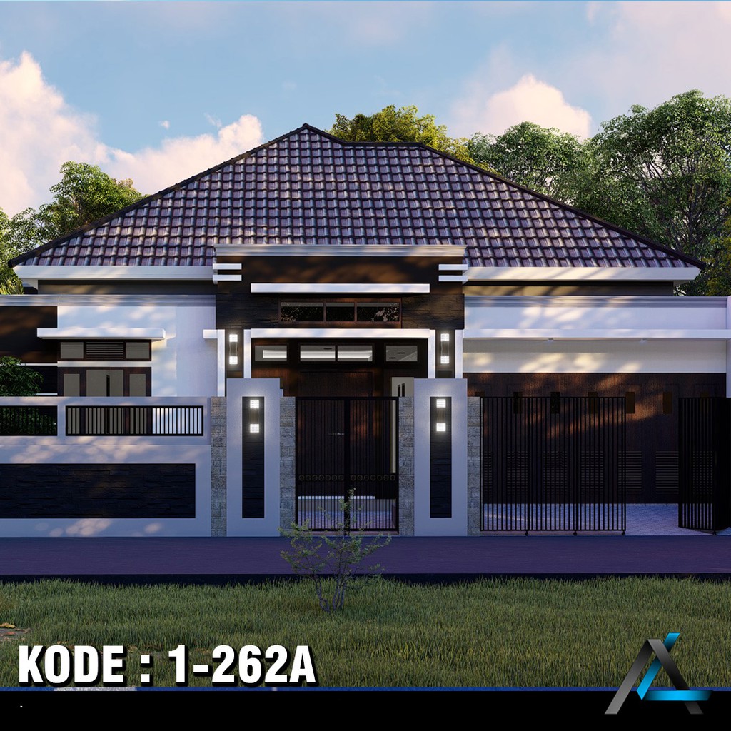 Jual DESAIN RUMAH UK 19 X 20 M KODE 1 262A ARSIKA DESAIN Indonesia Shopee Indonesia