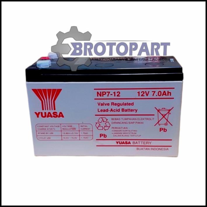 Aki Battery Alat Semprot Sprayer Hama Elektrik Nagoya Yuasa Np7 12