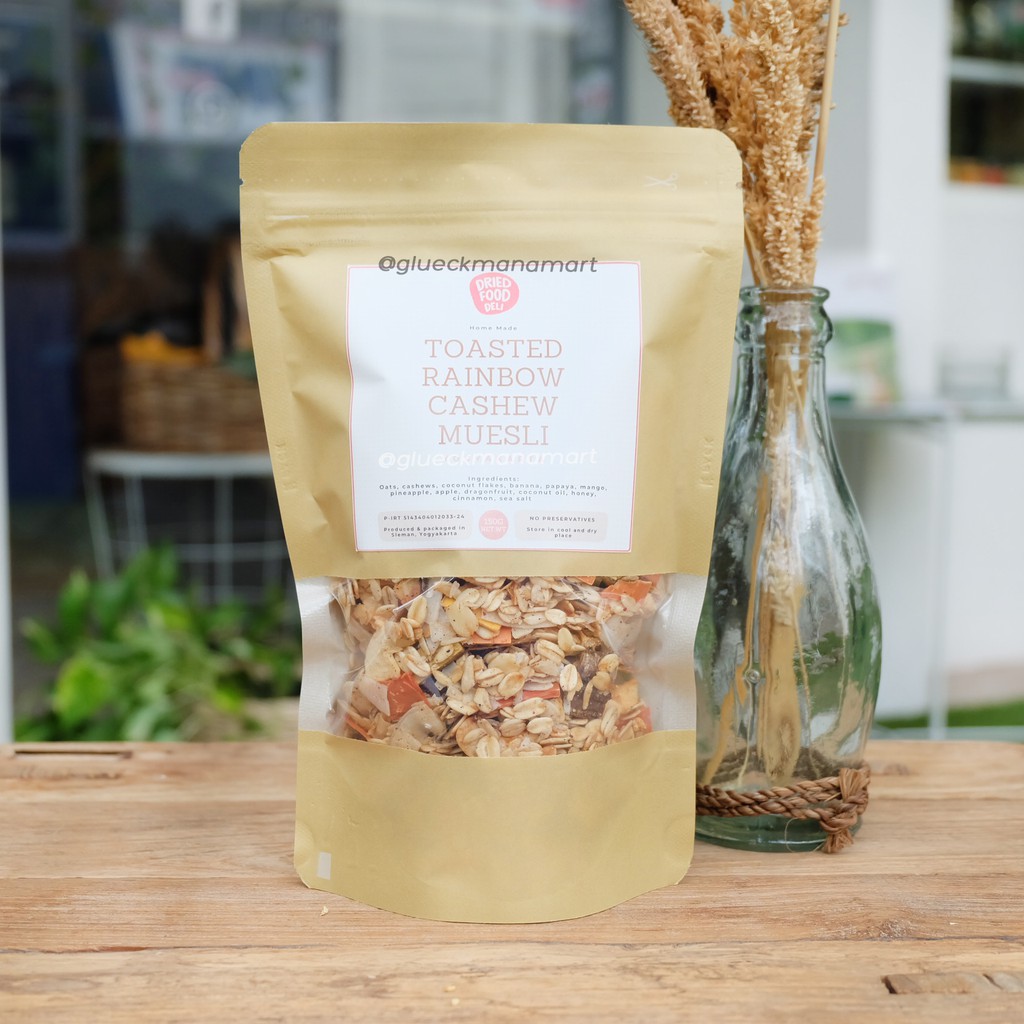 

Rainbow Toasted Cashew Muesli 150gr