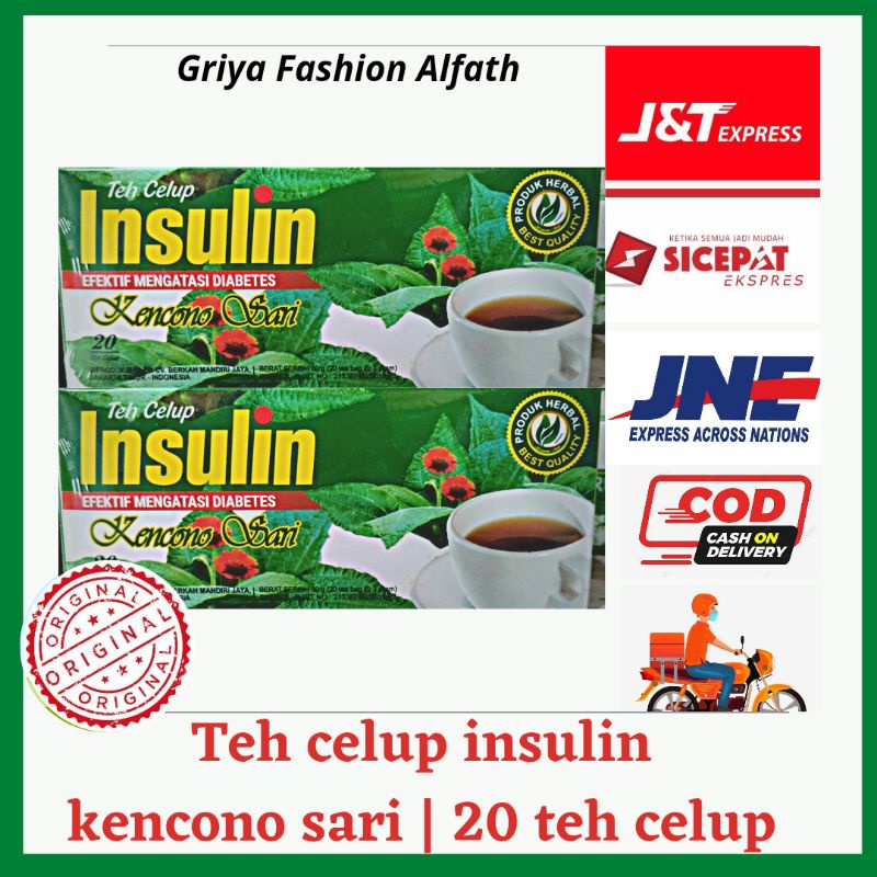 

Teh insulin | Kencono sari | 20 kantung | mengatasi diabetes