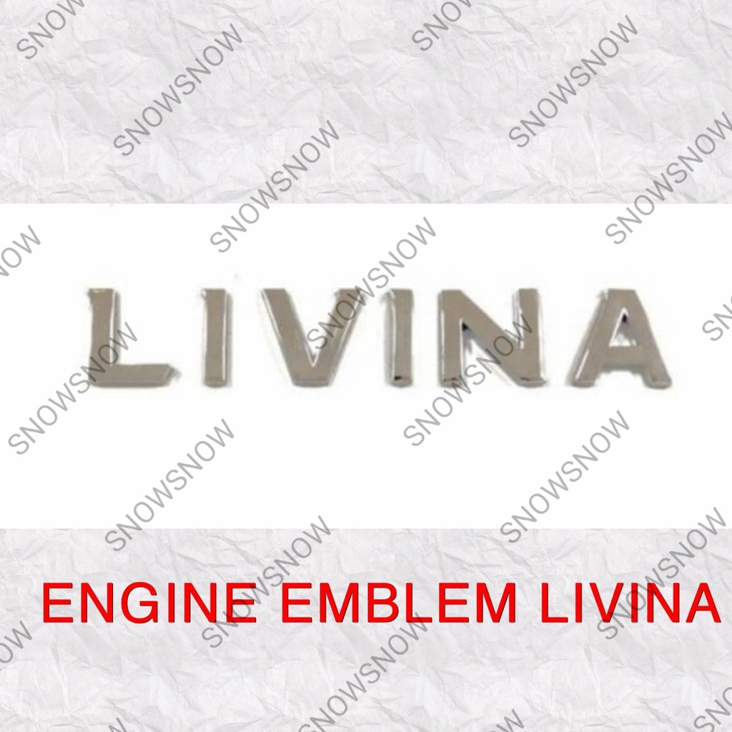 Emblem Kap Mesin Livina Chrome