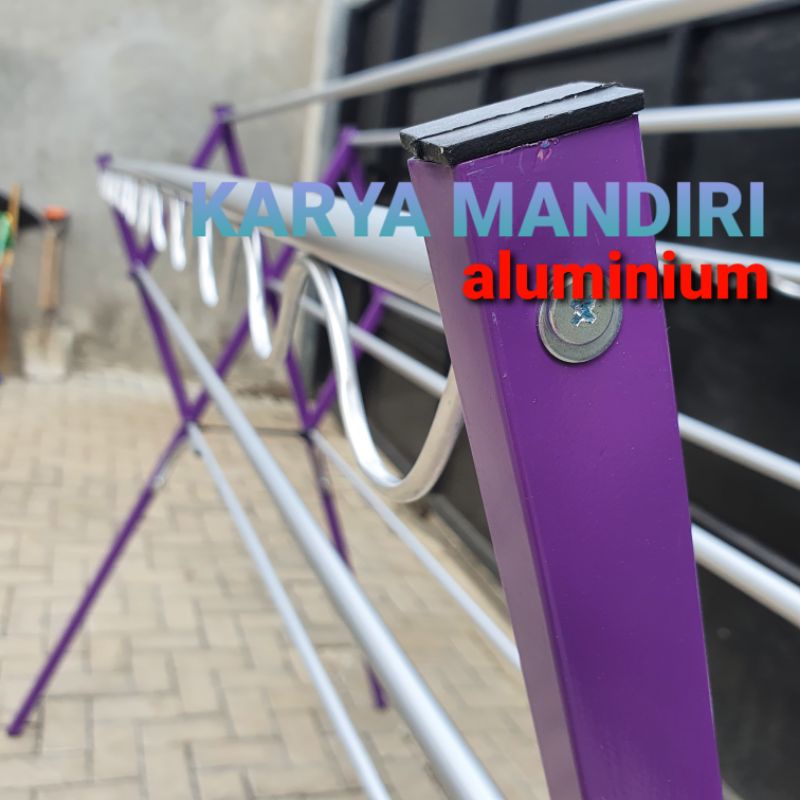 Tiang / Kaki Jemuran hollo Aluminium