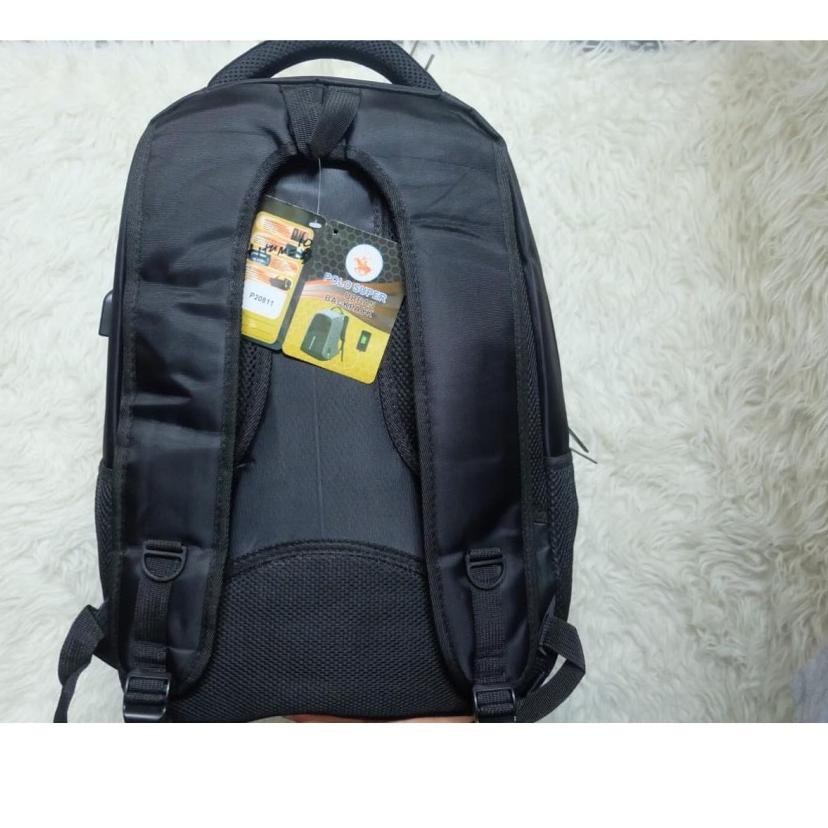 Diskon s/d 20% POLO SUPER TAS RANSEL LAPTOP JUMBO SIZE 20INCH FREE RAIN COVER USB PORT &amp; KUNCI