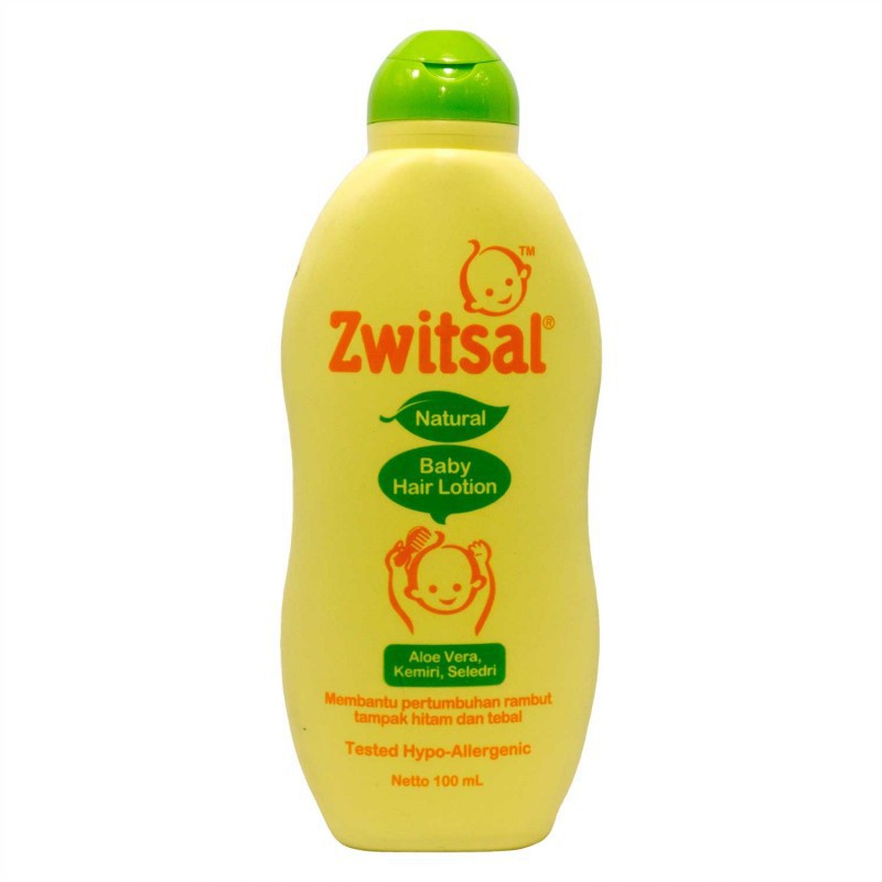 Zwitsal Baby Hair Lotion Natural Aloe Vera Kemiri Seledri 100 Ml