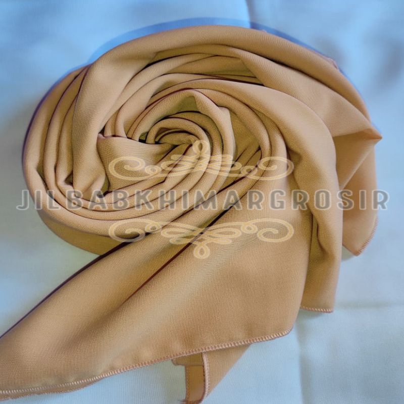 UK 200x75 Pashmina Jumbo Wolfis Italiano Ala Sabyan Malay Crepe Stretch Polos-Coksu