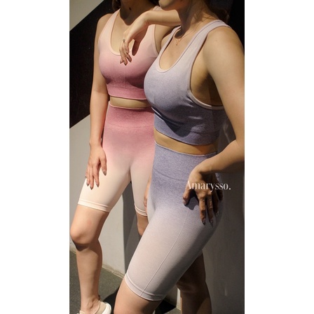 coreflow sportwear set baju yoga wanita