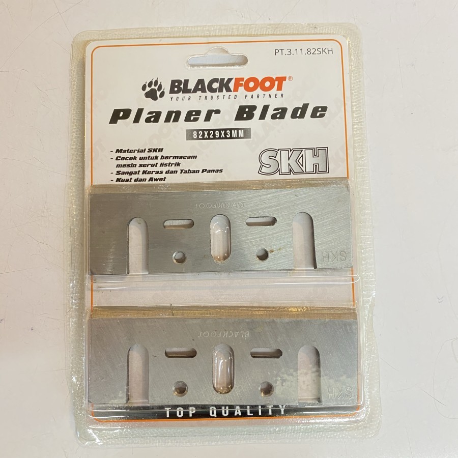 Mata Serut Pisau Planner SKH 4" 2 Pcs BLACKFOOT ORIGINAL
