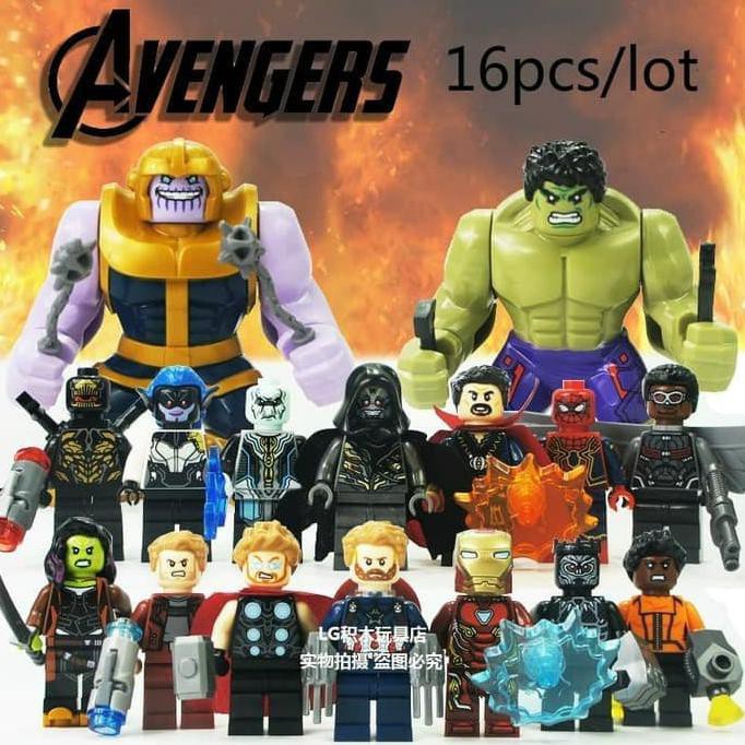 Block lego Avengers Mini Figure Super Heroes Infinity War Marvel 01 "GRATIS ONGKIR"