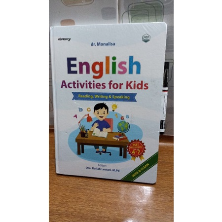 

Wipe clean english activity book for kids (ready stock)