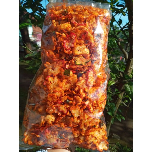 

seblak kerupuk bintang 500gr pedas daun jeruk