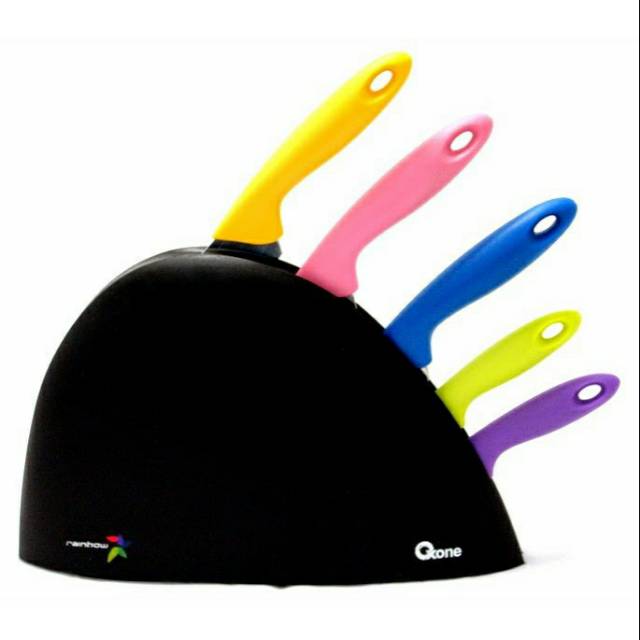 OXONE Pisau Set 5Set Knife Rainbow OX606