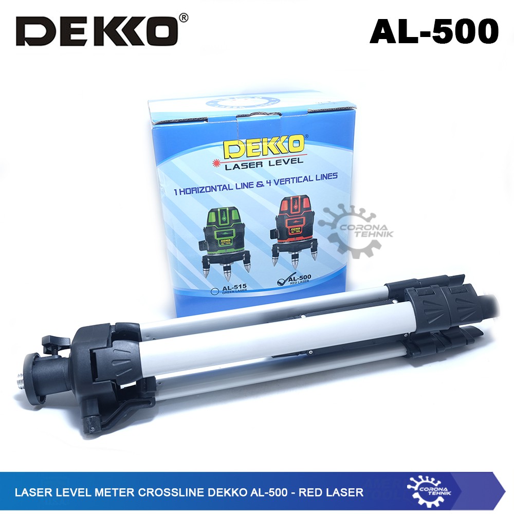 Dekko AL-500 - Red Laser - Laser Level Meter Crossline