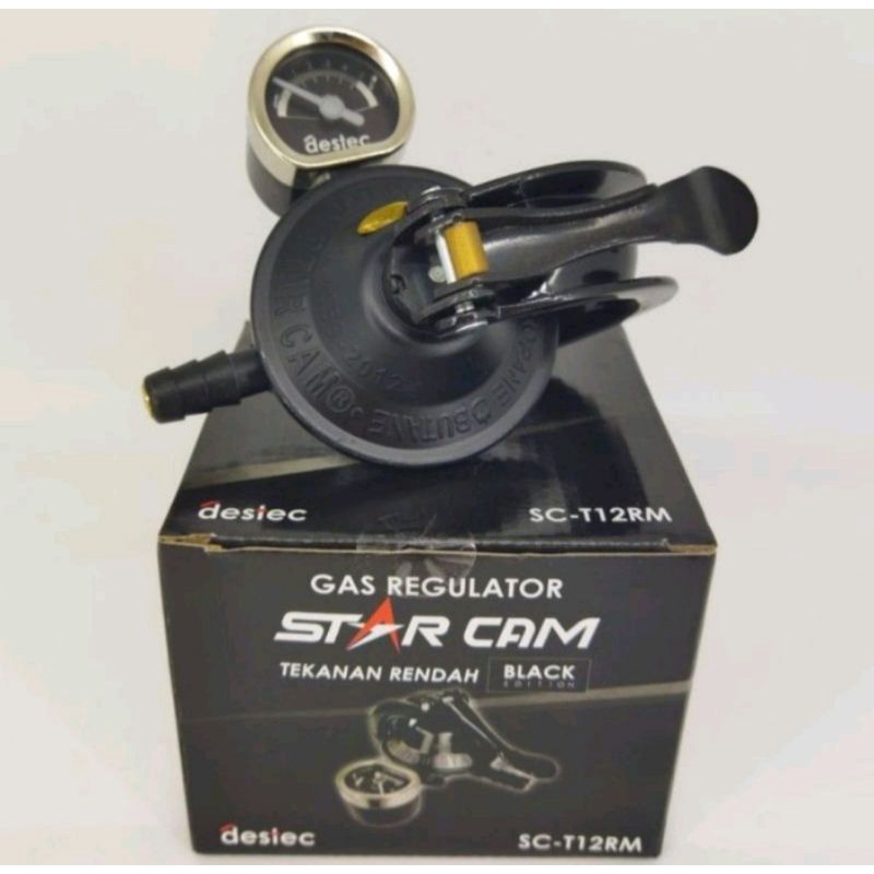 Regulator kompor gas Star Cam meter tekanan rendah