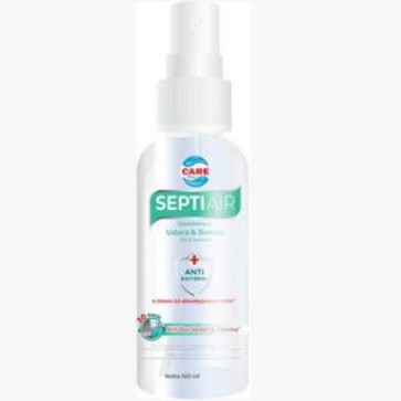 Septi Air Disinfectant Antibacterial 100ml BONUS MASKER KAIN