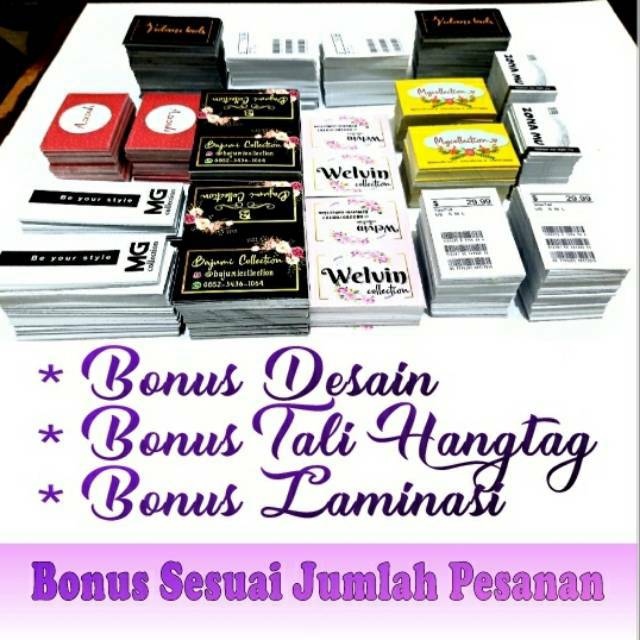 Label / Hangtag / Hang tag / Label Hijab / Label Baju