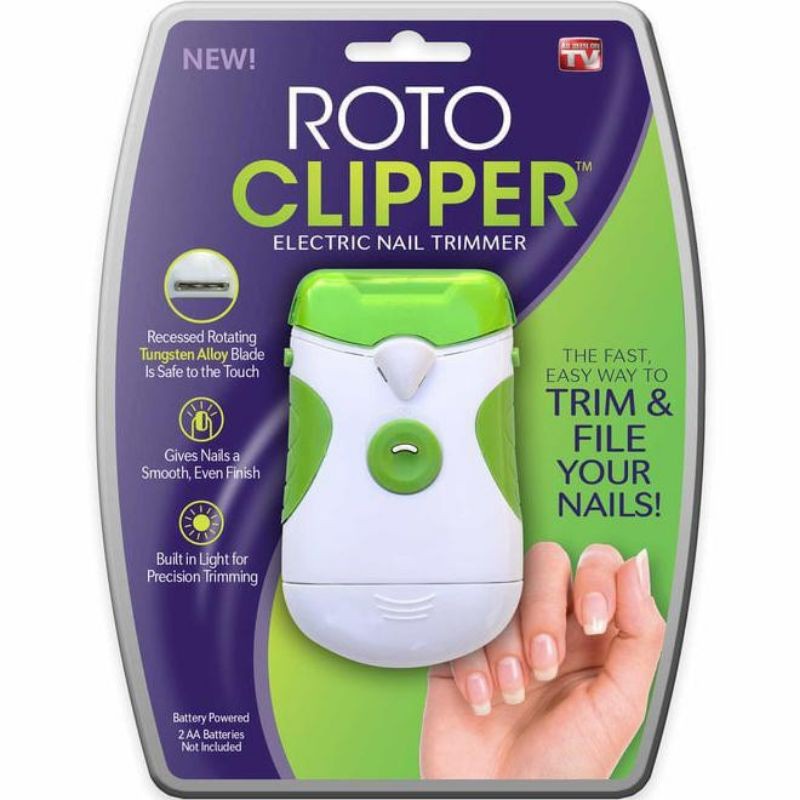 ROTO Clipper Electric Nail Trimmer / Gunting Pemotong Kuku