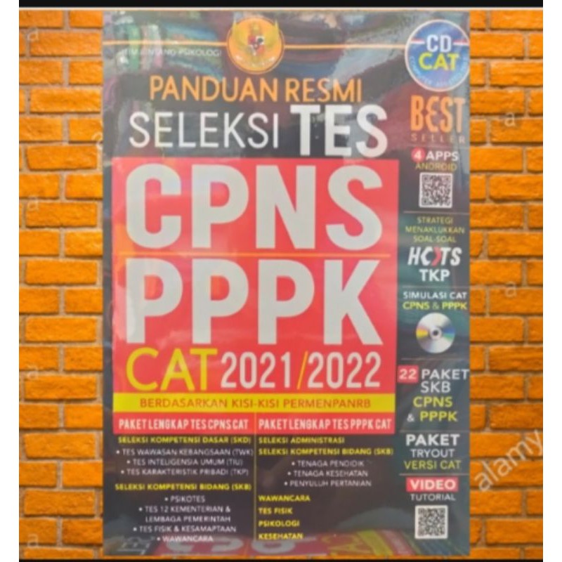 Buku Panduan Resmi Seleksi Tes Cpns Pppk 2021 2022 Cd Shopee Indonesia