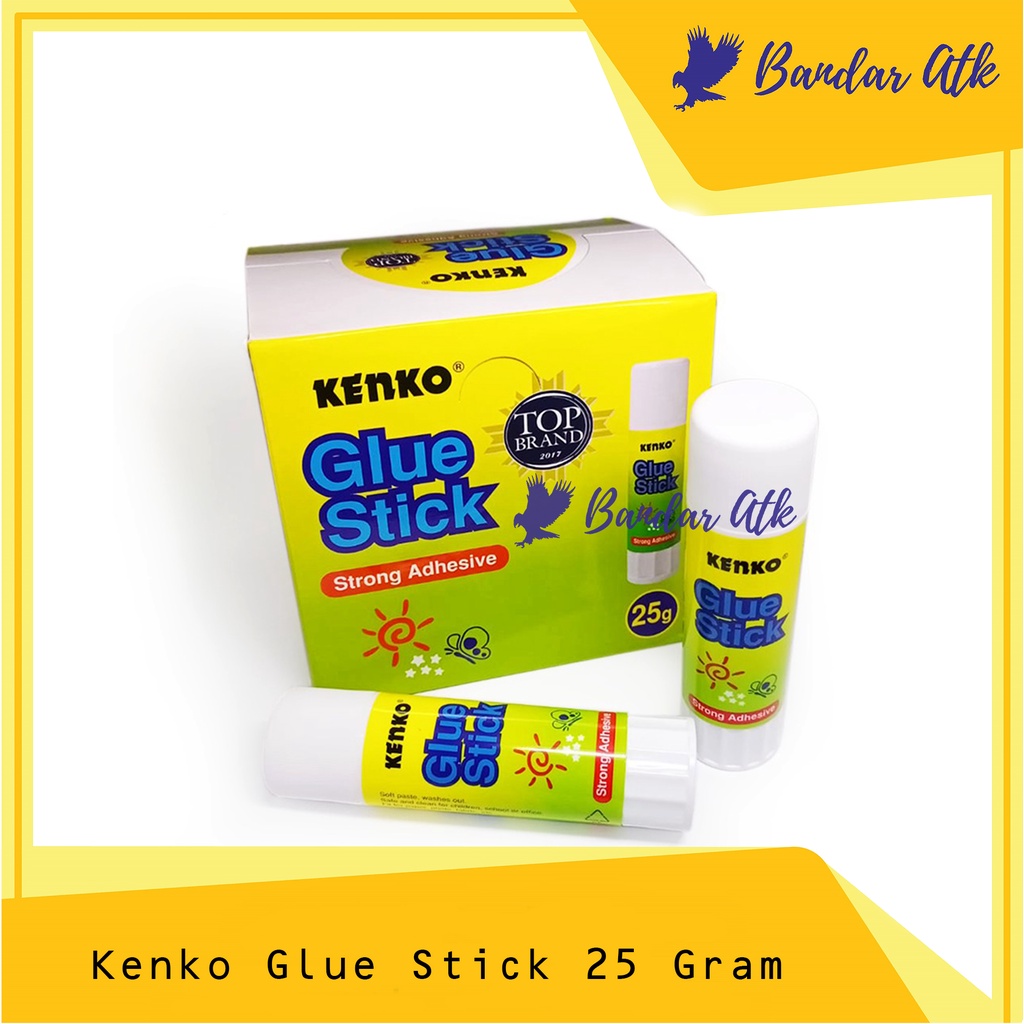 

GLUE STICK LEM KERTAS KENKO 25 GRAM [1 LUSIN]