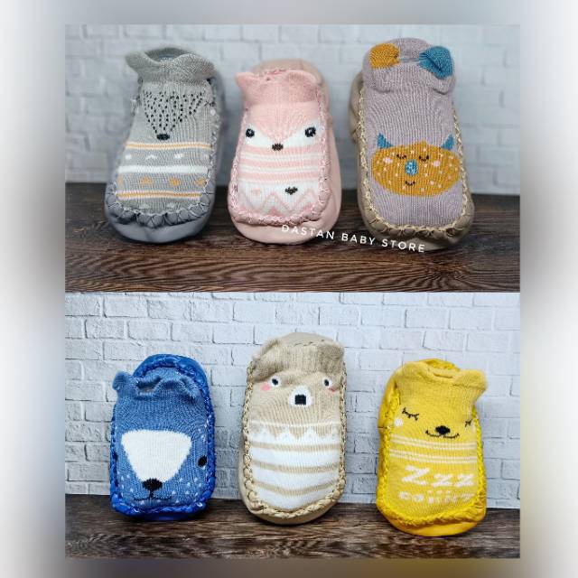 (Ready, COD) Sepatu Pre Walker bayi / Kaos Kaki Sepatu Antislip Bayi