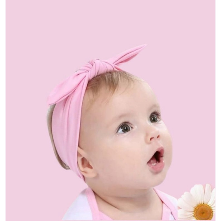 Bandana Bayi Pita Kelinci / headband baby newborn / bando anak