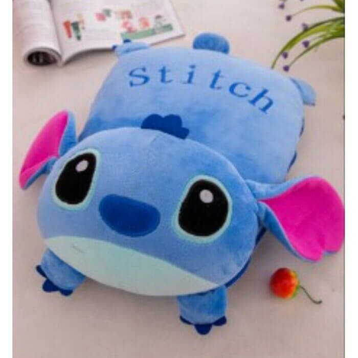 Boneka bantal Selimut karakter STICH