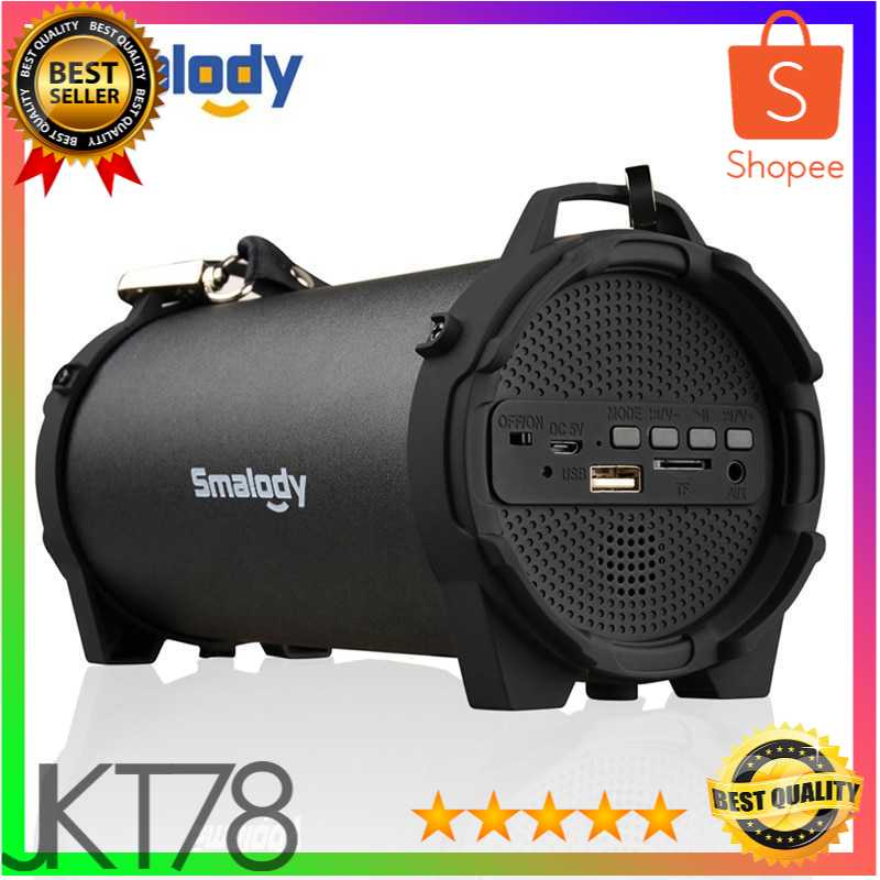 Smalody Outdoor Portable Bluetooth Speaker Boombox with Strap - SL-10S