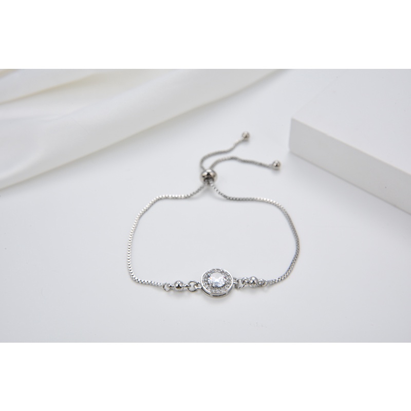 HYL JEWELRY COD  Couple Gelang Titaniun Bracelet Perak Wanita Diamond Titanium Premium Lapis 18K Anti Karat Berlian Korea Untuk Wanita Perhiasan perak 32b