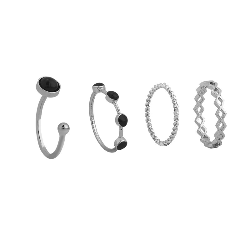 Set Rings Accessories  Light Luxury  Trendy  Simple