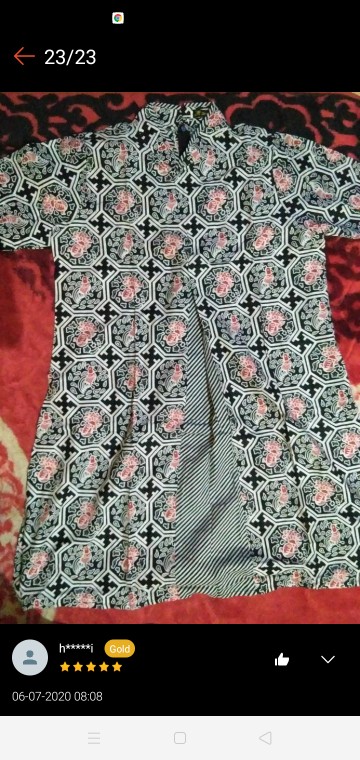 Dress Tunik Batik Pias Milenia