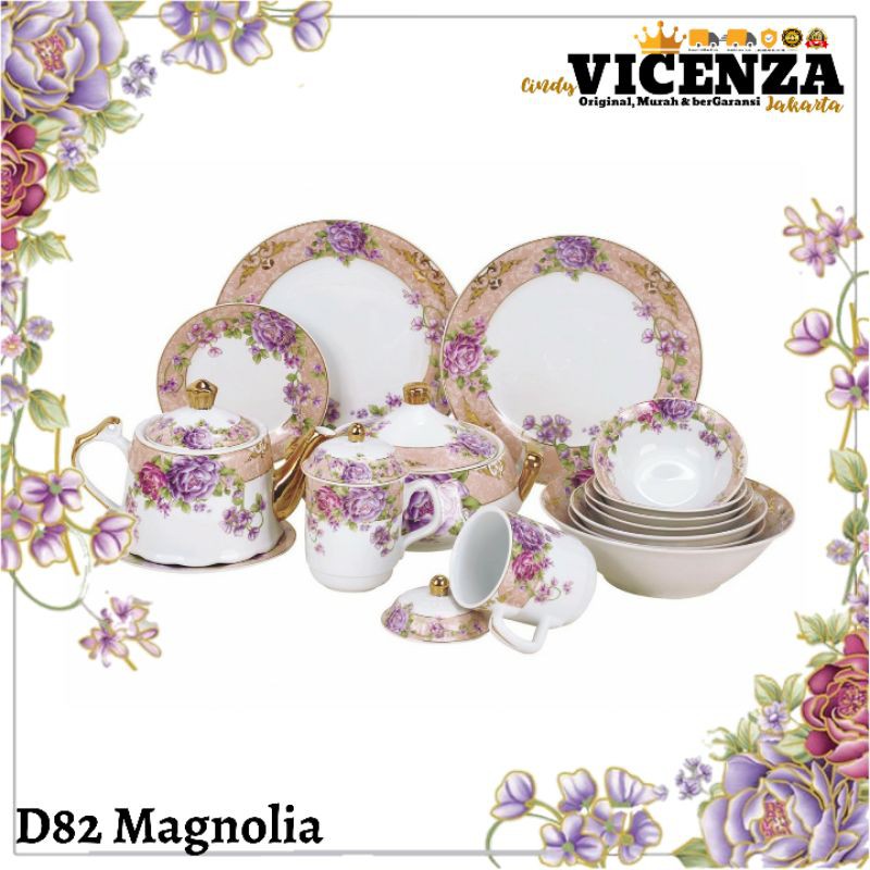 [ORIGINAL] VICENZA Dinner Set D82
