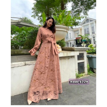 Vanesha Margaretta - 672 Dress muslim fashion wanita / dress wanita/fashion muslim/Busui Friendly