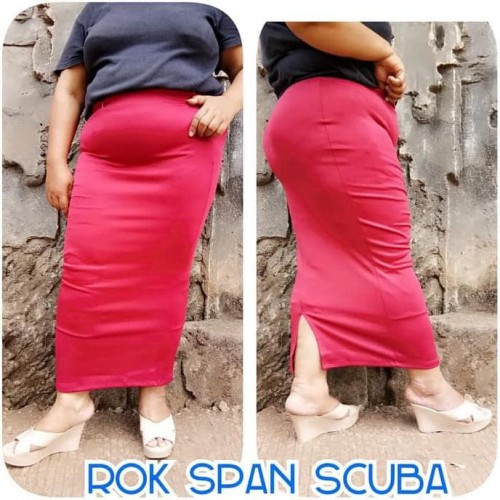 SPAN SCUBA PANJANG / ROK SPAN