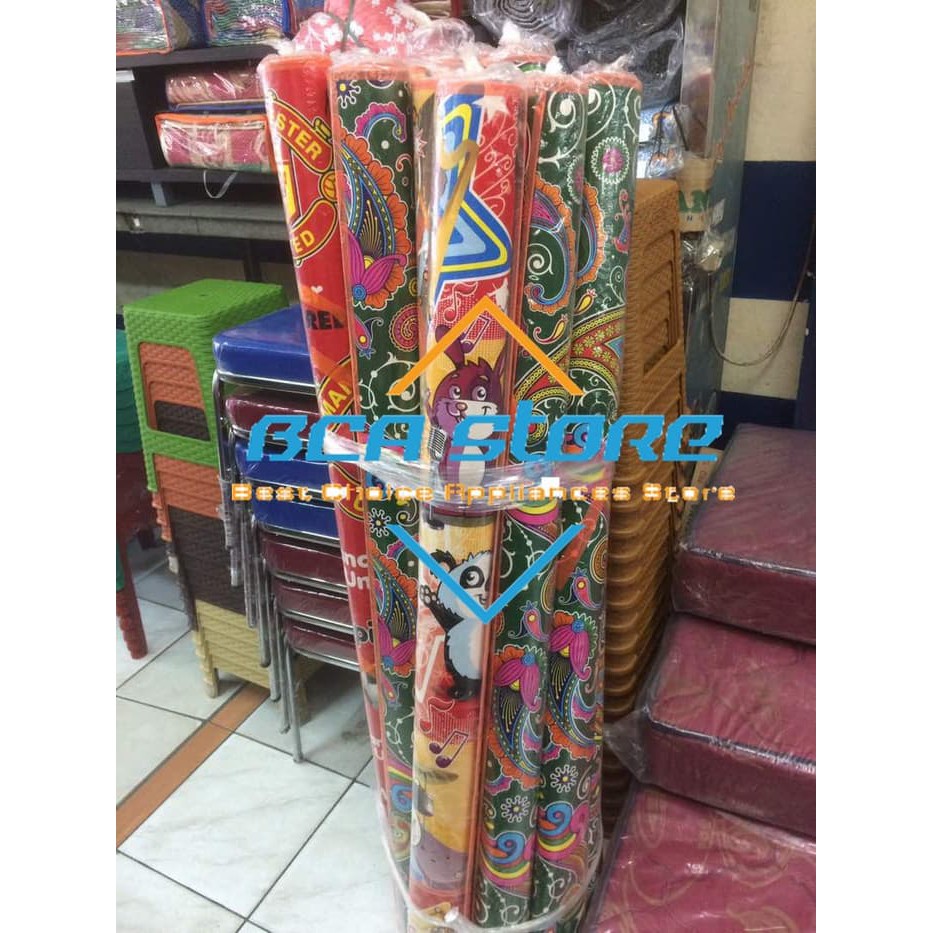 Tikar Plastik Karpet Plastik Murah 160 x 200 Motif Bola