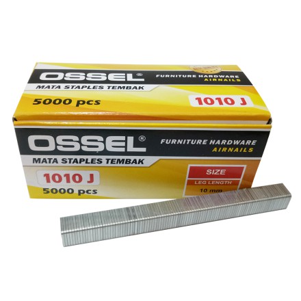 

si Air Nailer 1010J OSSEL Isi Steples Tembak Isi Staples Tembak 10mm
