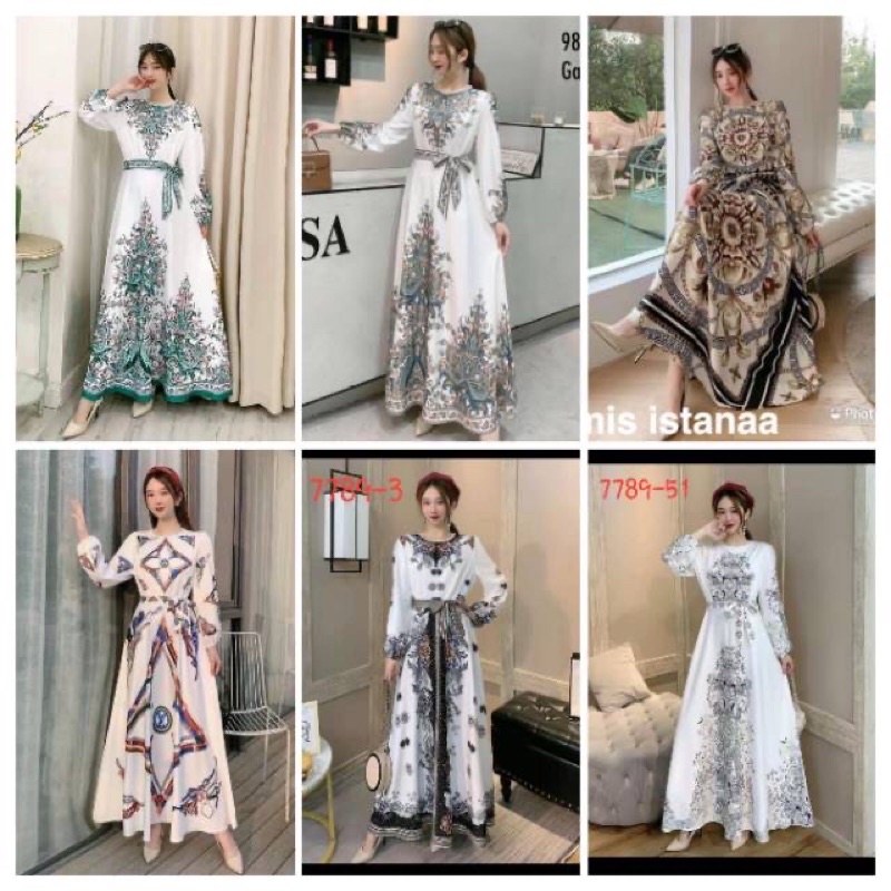 GAMIS BANGKOK DRESS MAXI ESTILO IMPORT BKK
