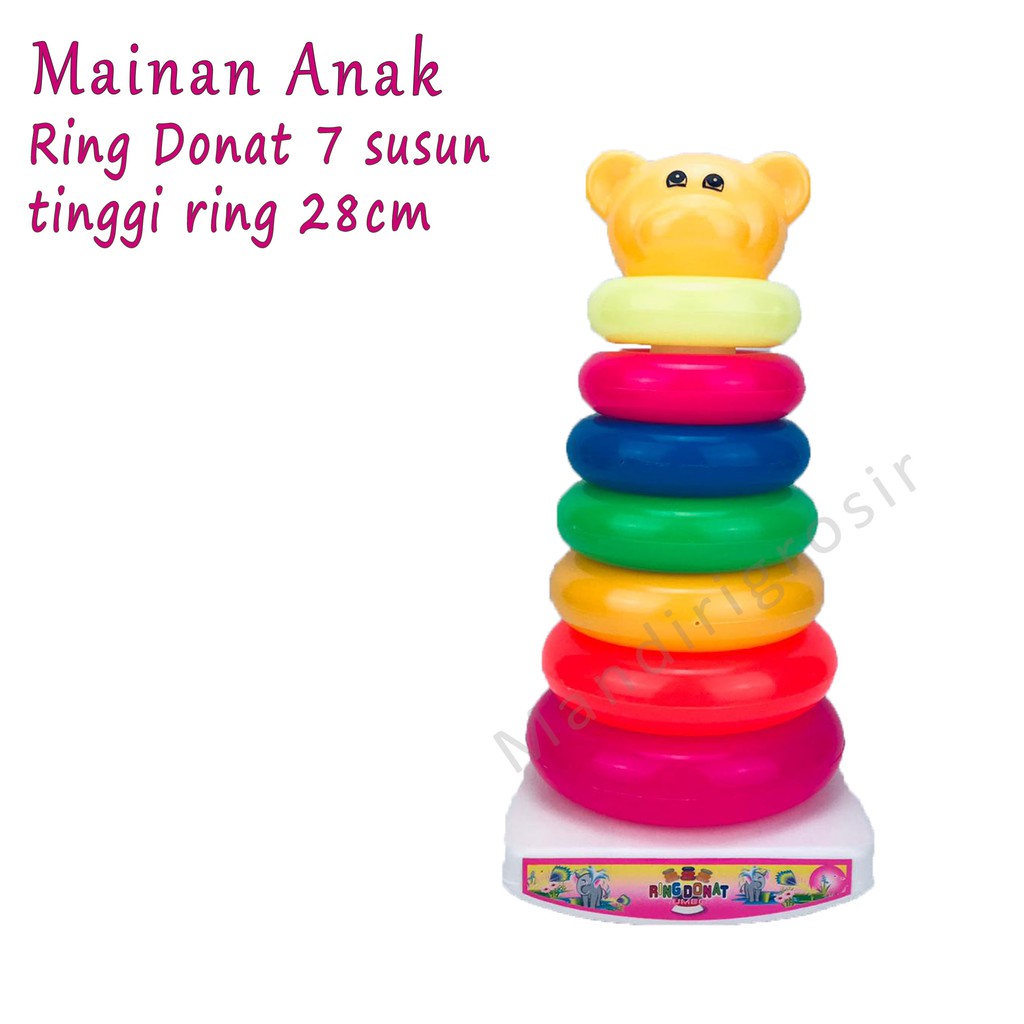 ring donat  7 susun *Mainan Anak * RD-100