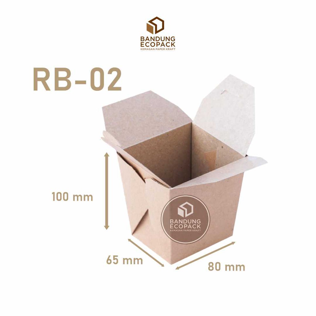 

(FREE DESAIN!!!) Box Nasi/Mie/Seblak/Spagetti/Dimsum/Takoyaki Full Laminasi RB-02