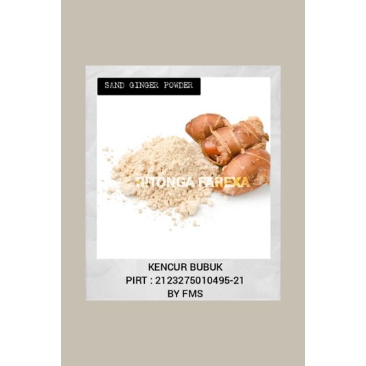 

KENCUR BUBUK 1 KG / CEKUR / SAND GINGER POWDER 1 KG