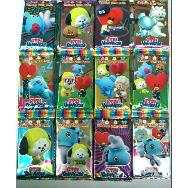 Trading Card BT 211 dapat 6bungkus (60kartu) Koleksi BT Murah