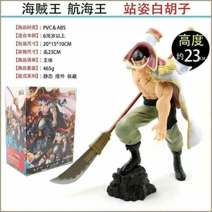 One Piece Whitebeard Shirohige PVC Recast dari POP MAX | Action Figure