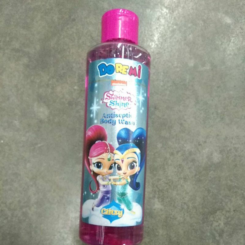 Doremi kids antiseptic body wash Shimmer & shine botol 200ml