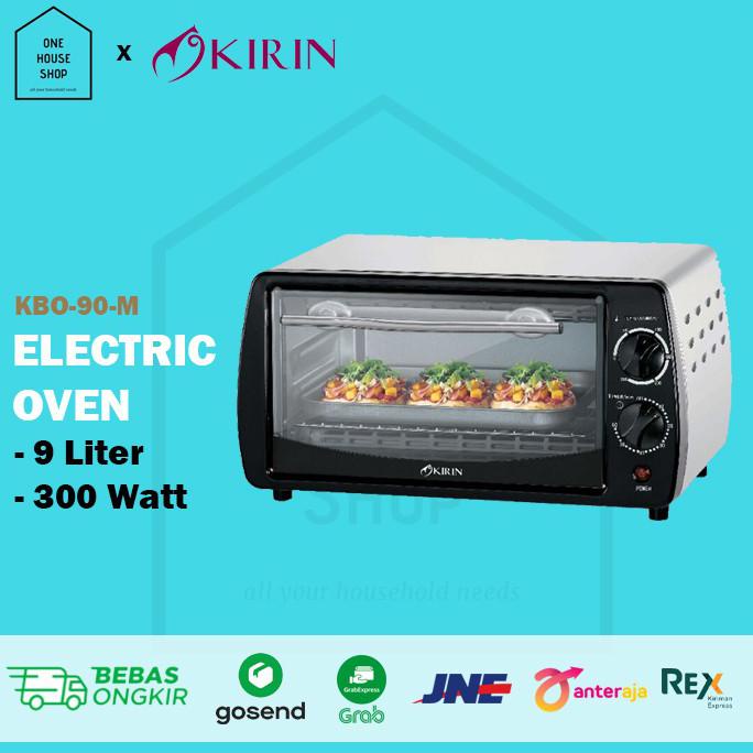 Open Ds] Electric Oven Hemat Listrik 9 Liter Low Watt 300 Watt Kirin Kbo-90-M