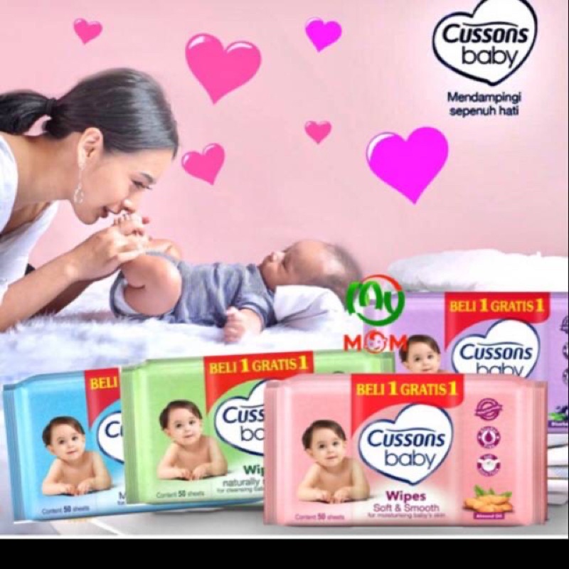 Tisu Basah Cussons Beli 1 Gratis 1 Wipes Cussons Tissue Basah