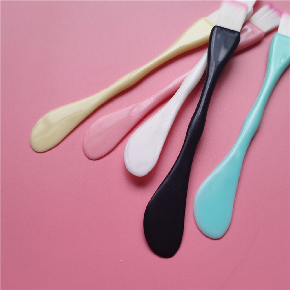 【COD Tangding】1pc Brush Spoon Two Side Random Color Make Up Tool