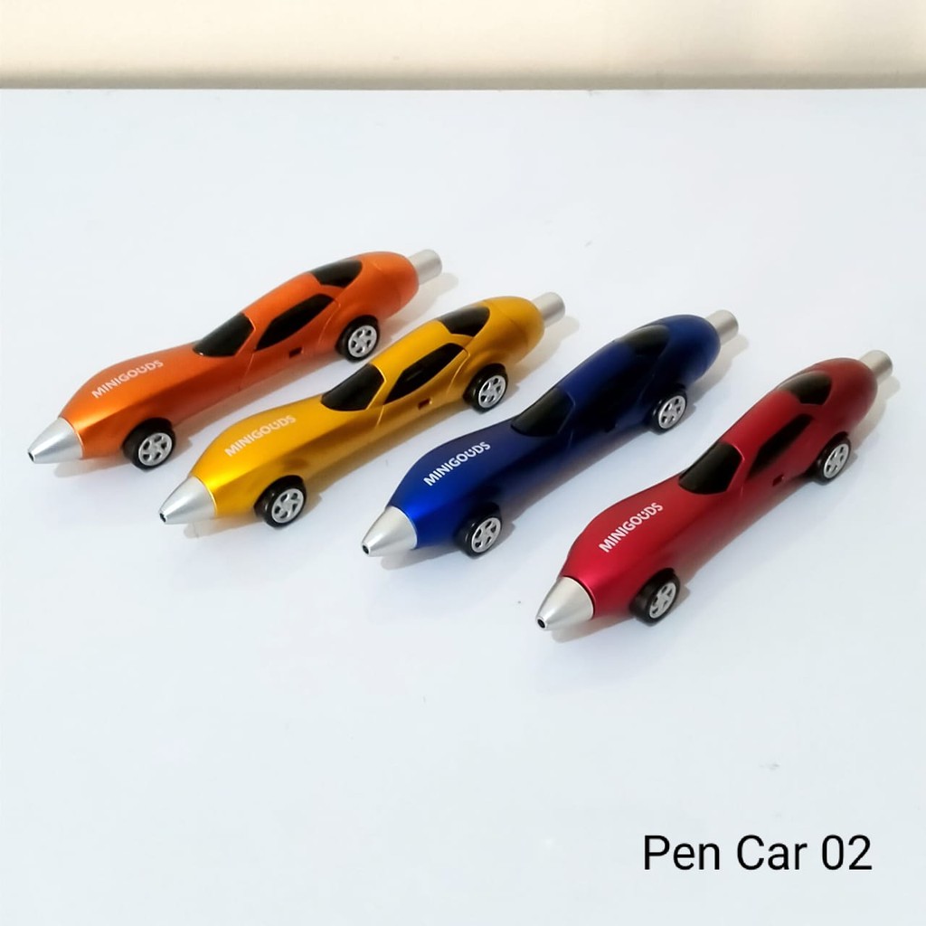 Pulpen Lucu & Unik  Pulpen Mainan Mobil Cute Car Tinta Biru-Model 02