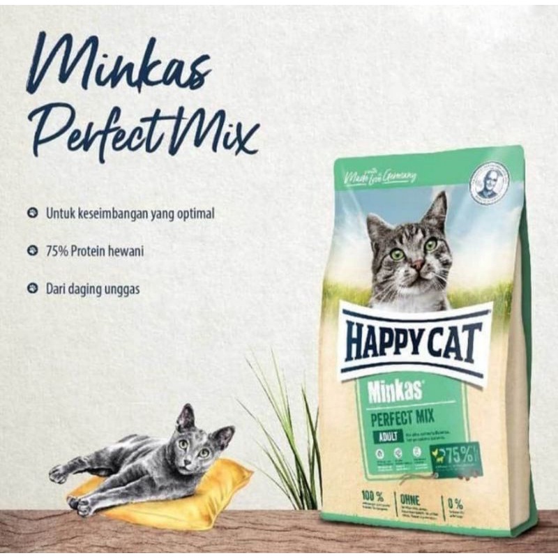 Happy Cat minkas mix 4kg makanan kucing happycat