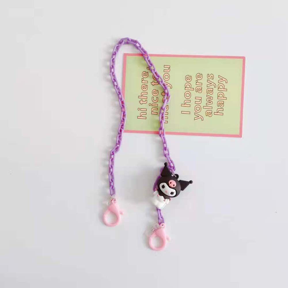 [Elegan] Rantai Kacamata Anti Hilang Tali Leher Wanita Hold Straps Kartun Cewek Rantai Akrilik